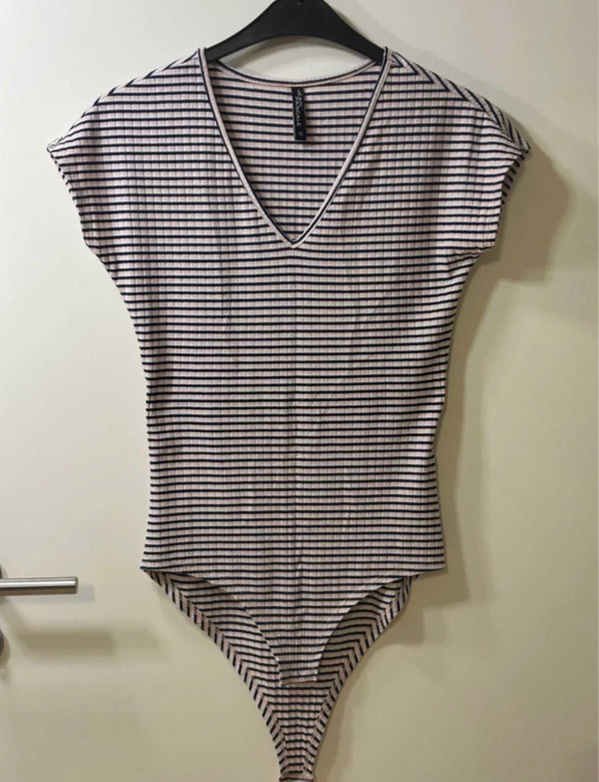 Jean Pascale Body Gestreift – Größe XS