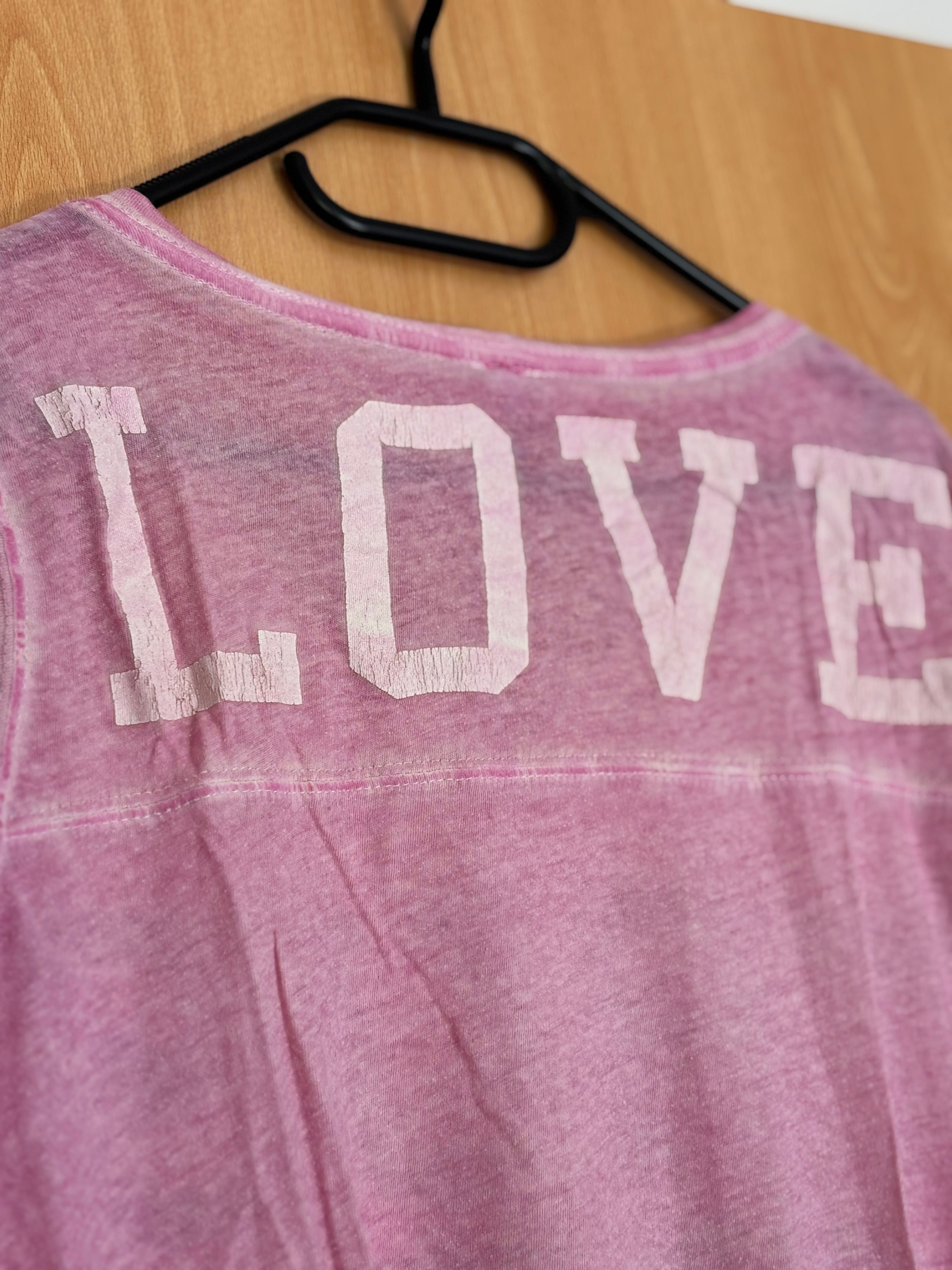 Pinkes T-Shirt „TRUE 97“ – Y2K Style – Größe M