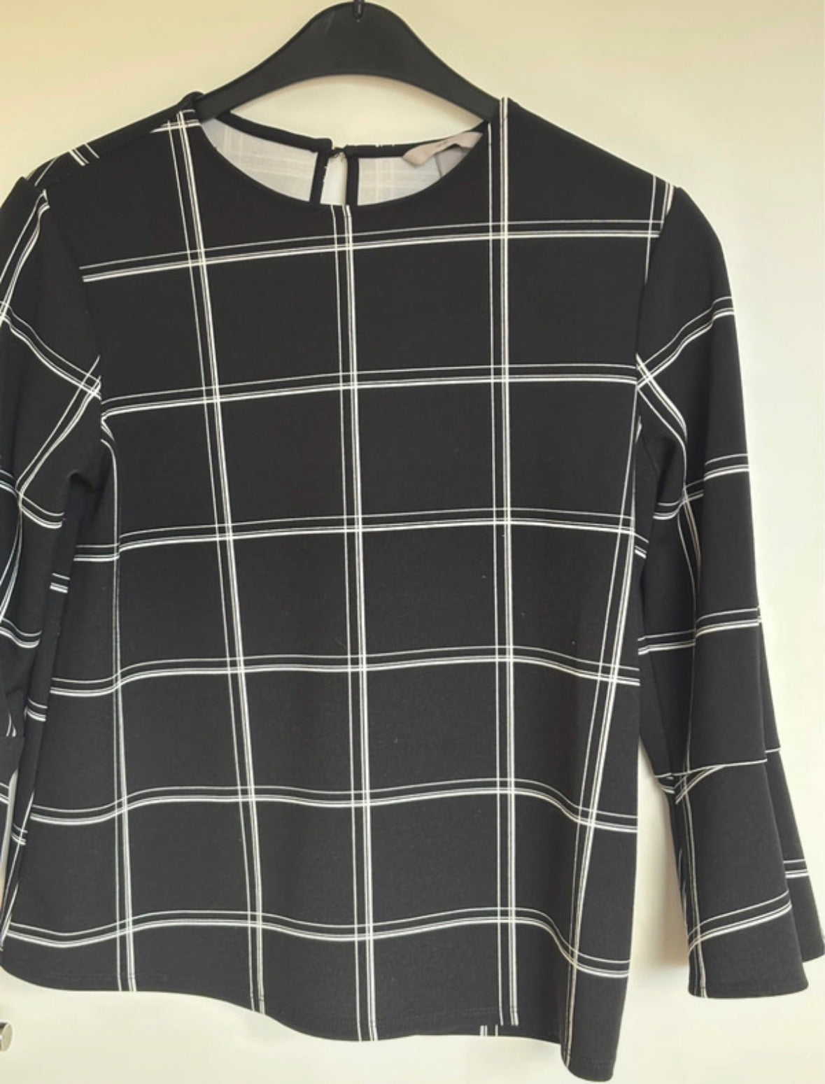 H&M Bluse mit Karomuster – Größe S