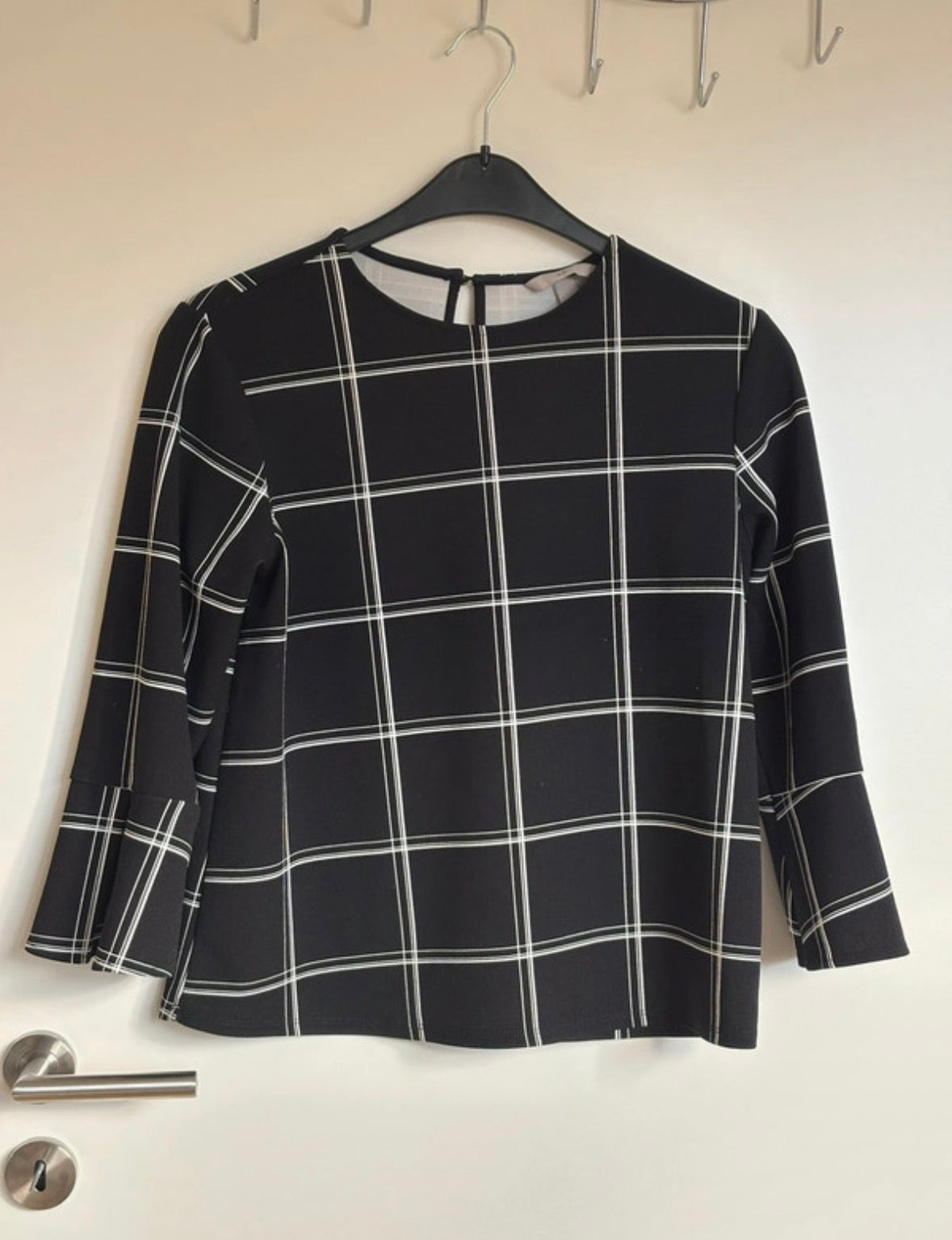 H&M Bluse mit Karomuster – Größe S