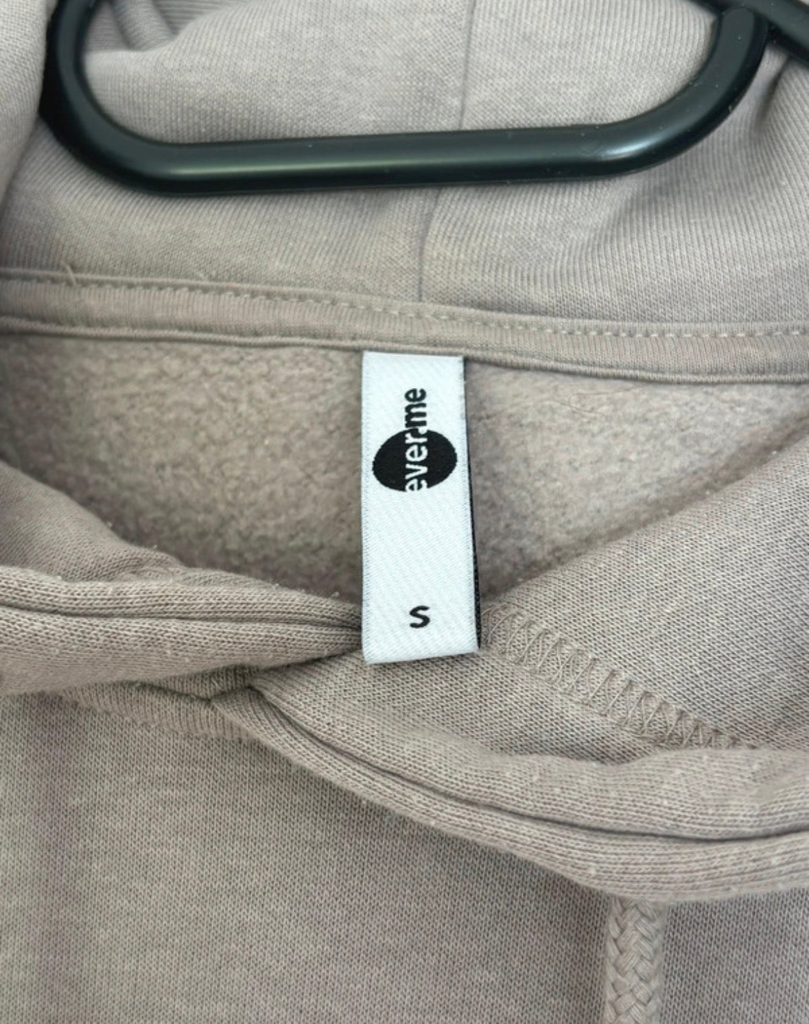 Hoodie in Braun/Beige – Größe S