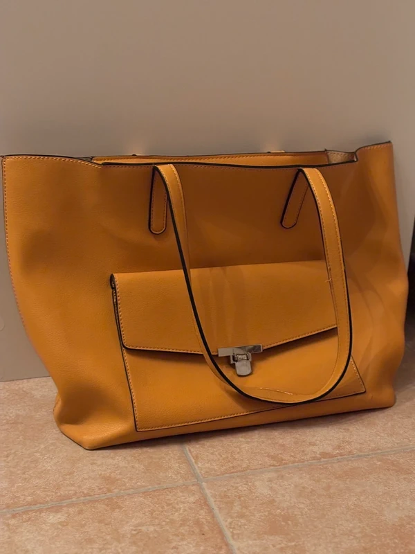 C&A Handtasche senfgelb – groß & elegant